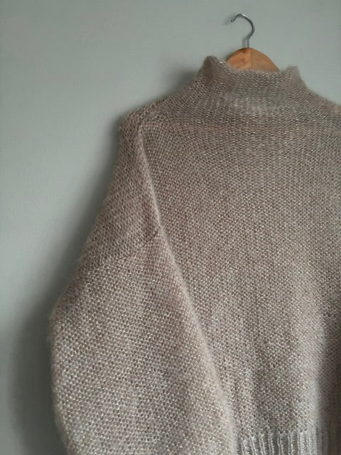 Kid mohair and silk gold Jumper