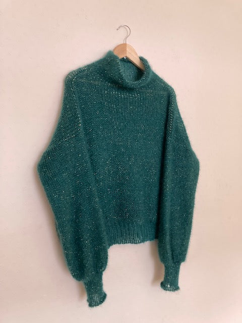 Kid mohair and silk gold Jumper