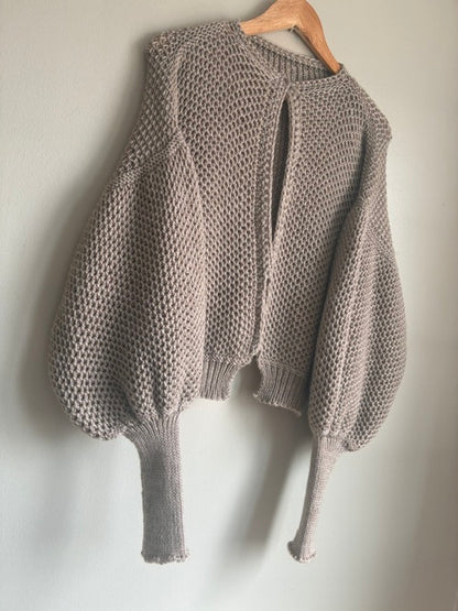 Merino Puff Sleeves Jacket