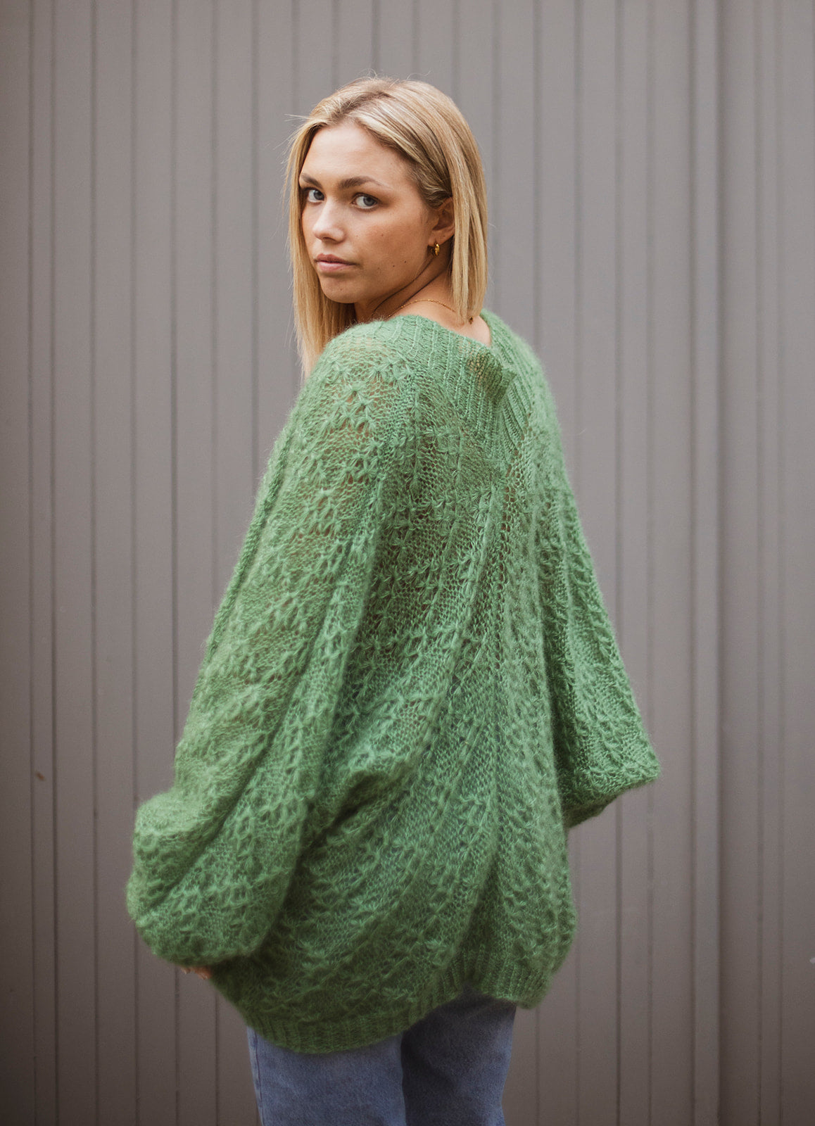 Kid Silk Waterfall Cardigan